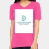 Ladies' Relaxed Jersey V-Neck T-Shirt Thumbnail