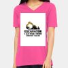 Ladies' Relaxed Jersey V-Neck T-Shirt Thumbnail