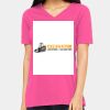 Ladies' Relaxed Jersey V-Neck T-Shirt Thumbnail