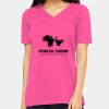 Ladies' Relaxed Jersey V-Neck T-Shirt Thumbnail