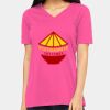 Ladies' Relaxed Jersey V-Neck T-Shirt Thumbnail