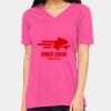 Ladies' Relaxed Jersey V-Neck T-Shirt Thumbnail