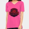 Ladies' Relaxed Jersey V-Neck T-Shirt Thumbnail