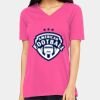 Ladies' Relaxed Jersey V-Neck T-Shirt Thumbnail