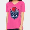 Ladies' Relaxed Jersey V-Neck T-Shirt Thumbnail