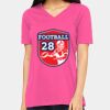 Ladies' Relaxed Jersey V-Neck T-Shirt Thumbnail