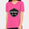 Ladies' Relaxed Jersey V-Neck T-Shirt Thumbnail