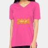 Ladies' Relaxed Jersey V-Neck T-Shirt Thumbnail