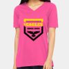 Ladies' Relaxed Jersey V-Neck T-Shirt Thumbnail