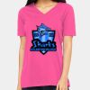 Ladies' Relaxed Jersey V-Neck T-Shirt Thumbnail