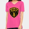 Ladies' Relaxed Jersey V-Neck T-Shirt Thumbnail