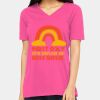 Ladies' Relaxed Jersey V-Neck T-Shirt Thumbnail