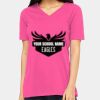 Ladies' Relaxed Jersey V-Neck T-Shirt Thumbnail