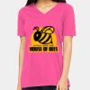 Ladies' Relaxed Jersey V-Neck T-Shirt Thumbnail