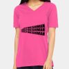 Ladies' Relaxed Jersey V-Neck T-Shirt Thumbnail