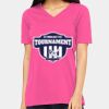 Ladies' Relaxed Jersey V-Neck T-Shirt Thumbnail