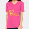 Ladies' Relaxed Jersey V-Neck T-Shirt Thumbnail