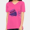 Ladies' Relaxed Jersey V-Neck T-Shirt Thumbnail