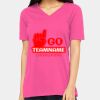 Ladies' Relaxed Jersey V-Neck T-Shirt Thumbnail