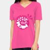 Ladies' Relaxed Jersey V-Neck T-Shirt Thumbnail