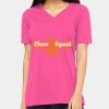 Ladies' Relaxed Jersey V-Neck T-Shirt Thumbnail