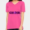 Ladies' Relaxed Jersey V-Neck T-Shirt Thumbnail