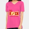 Ladies' Relaxed Jersey V-Neck T-Shirt Thumbnail