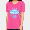 Ladies' Relaxed Jersey V-Neck T-Shirt Thumbnail