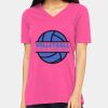 Ladies' Relaxed Jersey V-Neck T-Shirt Thumbnail