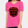 Ladies' Relaxed Jersey V-Neck T-Shirt Thumbnail