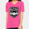 Ladies' Relaxed Jersey V-Neck T-Shirt Thumbnail