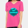 Ladies' Relaxed Jersey V-Neck T-Shirt Thumbnail