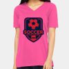 Ladies' Relaxed Jersey V-Neck T-Shirt Thumbnail