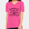 Ladies' Relaxed Jersey V-Neck T-Shirt Thumbnail