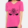 Ladies' Relaxed Jersey V-Neck T-Shirt Thumbnail