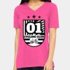 Ladies' Relaxed Jersey V-Neck T-Shirt Thumbnail