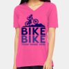 Ladies' Relaxed Jersey V-Neck T-Shirt Thumbnail