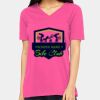 Ladies' Relaxed Jersey V-Neck T-Shirt Thumbnail