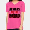 Ladies' Relaxed Jersey V-Neck T-Shirt Thumbnail