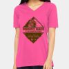 Ladies' Relaxed Jersey V-Neck T-Shirt Thumbnail