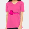 Ladies' Relaxed Jersey V-Neck T-Shirt Thumbnail