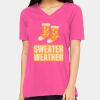 Ladies' Relaxed Jersey V-Neck T-Shirt Thumbnail