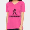 Ladies' Relaxed Jersey V-Neck T-Shirt Thumbnail