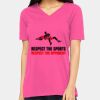 Ladies' Relaxed Jersey V-Neck T-Shirt Thumbnail