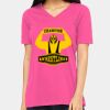 Ladies' Relaxed Jersey V-Neck T-Shirt Thumbnail