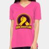 Ladies' Relaxed Jersey V-Neck T-Shirt Thumbnail