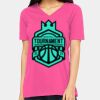 Ladies' Relaxed Jersey V-Neck T-Shirt Thumbnail