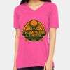 Ladies' Relaxed Jersey V-Neck T-Shirt Thumbnail