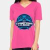 Ladies' Relaxed Jersey V-Neck T-Shirt Thumbnail