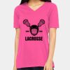 Ladies' Relaxed Jersey V-Neck T-Shirt Thumbnail